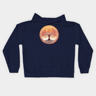 Yoga Teacher Celtic Knot Tree of Life Kids Hoodie